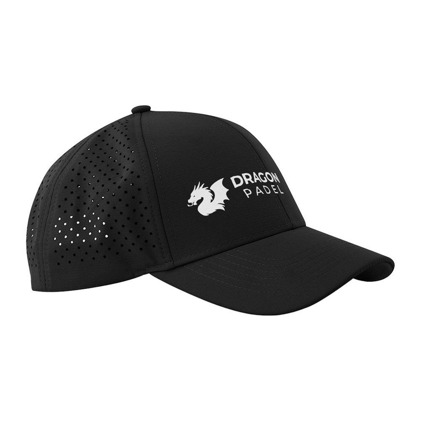 Dragon Padel Performance Trucker Cap - Classic Logo (Black)