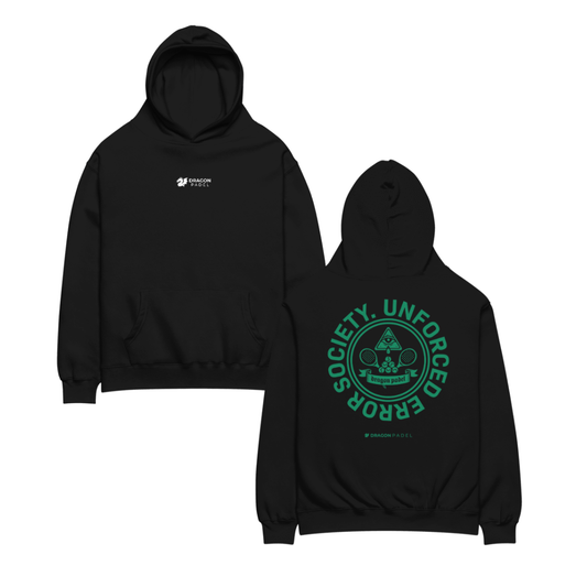 Dragon Padel Unisex Hoodie - Unforced Error Society (Black)