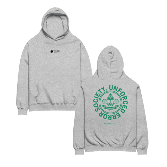 Dragon Padel Unisex Hoodie - Unforced Error Society (Grey)